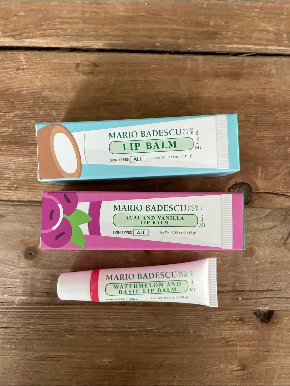 Mario Badescu: Lip Balm Set (Set of 3)